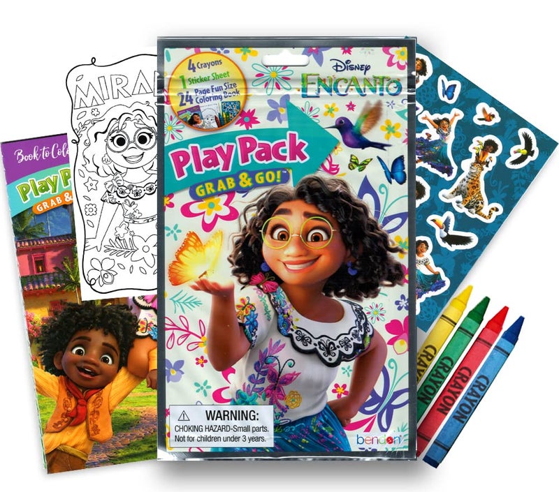 Bendon Disney Encanto Coloring and Activity Books Bundle with Imagine Ink Coloring Book, Play Pack, Stickers, and More - Image 3
